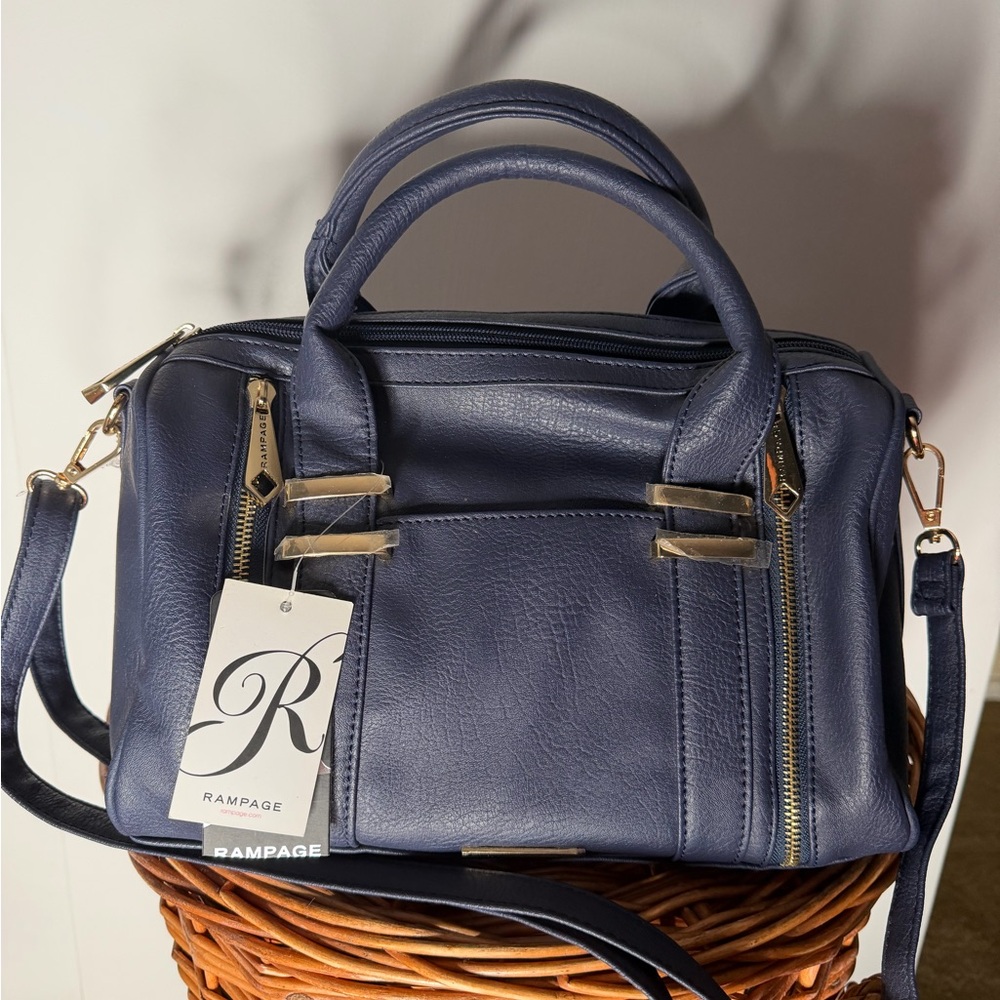 Rampage Dark Blue Satchel Bag